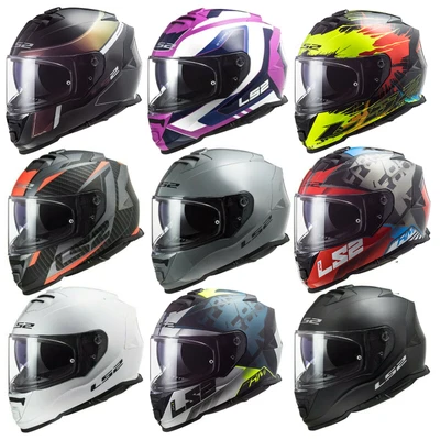£129.99 • Buy Ls2 Ff800 Storm Dual Visor Acu Gold Full Face Motorcycle Motorbike Crash Helmet 