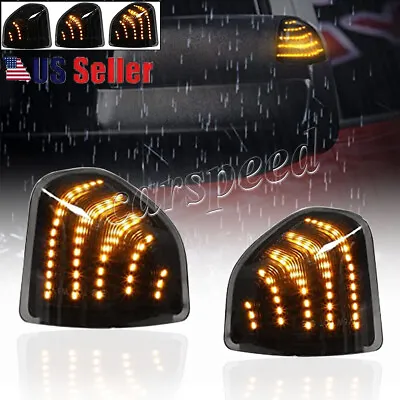 For Dodge Ram 1500 - 3500 Smoked LED Side Mirror Sequential Turn Signal Light 2X • $21.88