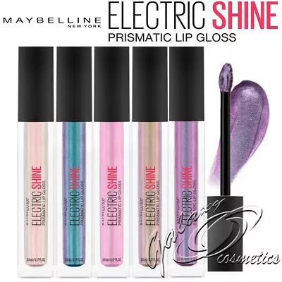 Maybelline Electric Shine Prismatic Lip Gloss Iridescent Shine • £4