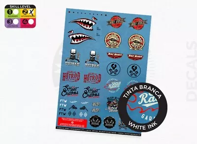 MM01316 - Hot/Rat Rod Decals #4 - 1:24/1:25 • $6.50