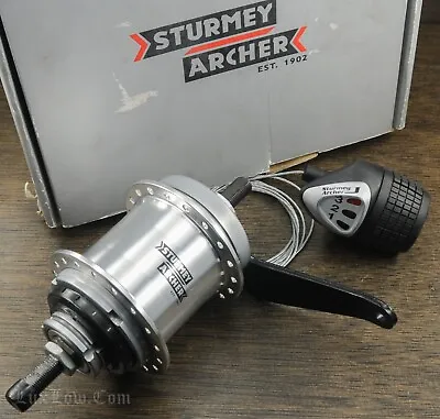 Sturmey Archer SRC 3 Speed Coaster Brake Bike HUB 36h Shifter Cruiser BicycleNOS • $20