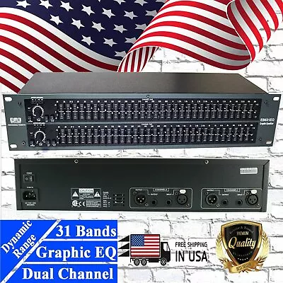 EMB EB631EQ Professional Sound System 31 Bands Graphic Equalizer W/EQ Bypass New • $129.99