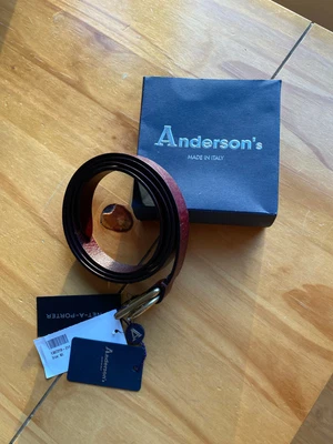 £35 • Buy Anderson's Women's Brown Textured-Leather Belt Size 80 (For 30-34'' Waist)