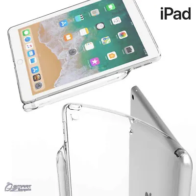 $6.99 • Buy Pencil Holder Soft Gel TPU Jelly Skin Case Cover For IPad 2018 IPad Pro 10.5 