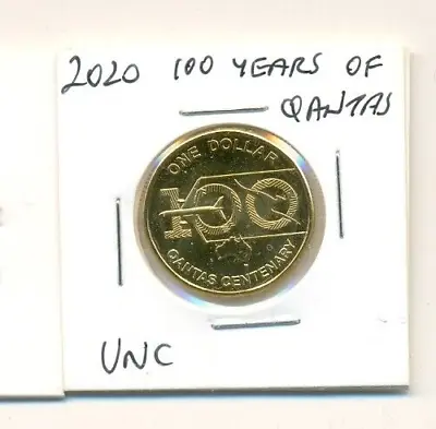 2020 $1 100 Years Of QANTAS Uncirculated Coin From RAM Roll • $2.25