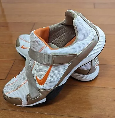 £23.09 • Buy Nike Women's Cross Training Shoe/ Size 8.5 / White With Orange And Gold