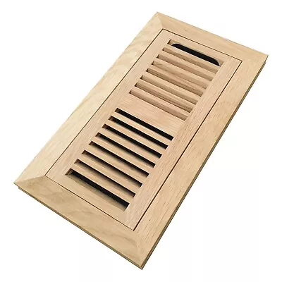 Homewell Wood (Oak Maple Hickory) Floor Register Flush Mount Vent Unfinished • $20.99