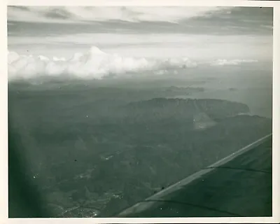 Spring 1945 WWII Official USS SHANGRI-LA Airplane Over Okinawa 8x10 Photo #2 • $8.99