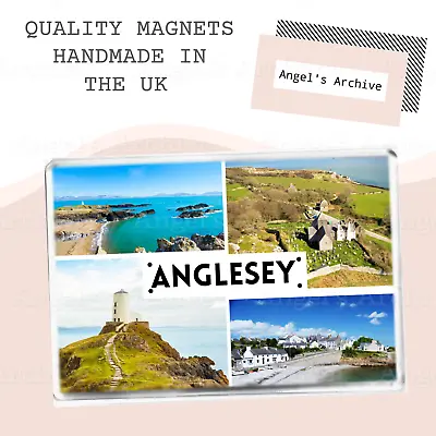 £3.49 • Buy Anglesey ✳ Wales ✳ Souvenir Tourist ✳ Large Fridge Magnet ✳ Great Gift