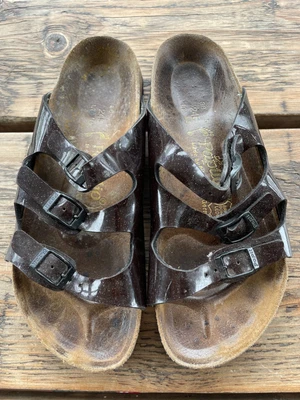 £30 • Buy Birkenstock Papillio Florida Glitter Sandal Size 38 UK 5