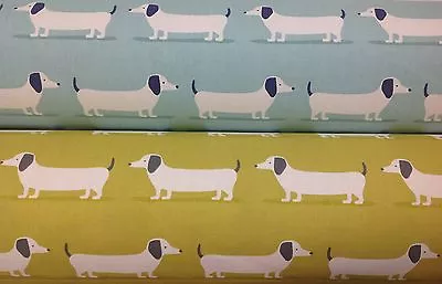 £1.95 • Buy HOUND DOG Fabric,Dachshund 100% Cotton.Fryetts For Upholstery/Curtains/Crafts