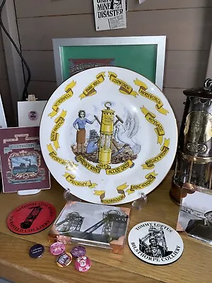 Barnsley Wives Miners Strike Plate Colliery Plate • £10