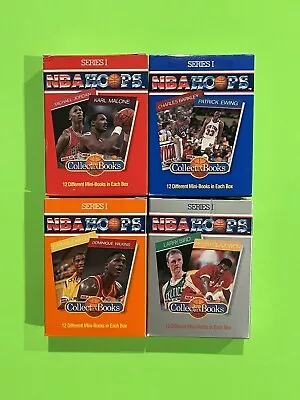 1990 NBA Hoops Collect A Books Series 1 Full Box Set 1-4 Factory Sealed • $7.99