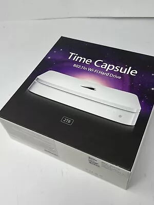 Apple AirPort Time Capsule 802.11n Wi-Fi 500GB HD 2TB Model A1409 Open Box READ • $80