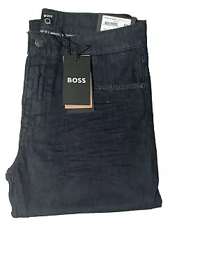 Hugo Boss Men's Navy Maine3 Lightweight Jeans Size 30 X 32 NWT 410 NAVY • $74.99