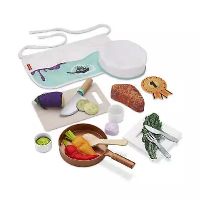 Head Chef Set 20+ Piece Preschool Pretend Kitchen Play Kit With Food • $32