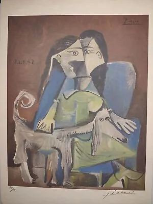 COA Pablo Picasso Painting Print Poster Wall Art Signed & Numbered • $149.95