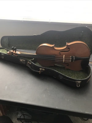$465 • Buy Antique Jon. Bapt. Schweitzer Violin 4/4 Vtg German Trade & Case EXELLENT”