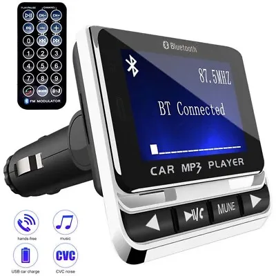 Handsfree Wireless Bluetooth Car Kit FM Transmitter MP3 Player USB Charge • $31.34