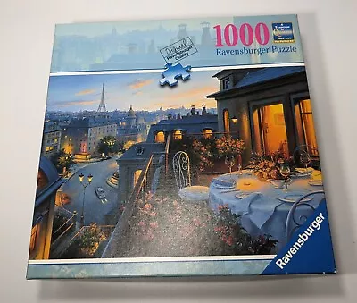 Ravensburger  Paris Balcony  1000 Piece Jigsaw Puzzle 27x 20 Used • $7.95