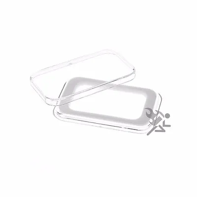 AirTite 1/2oz SILVER BAR White Ring Capsule Holders Qty: 5 • $10.95
