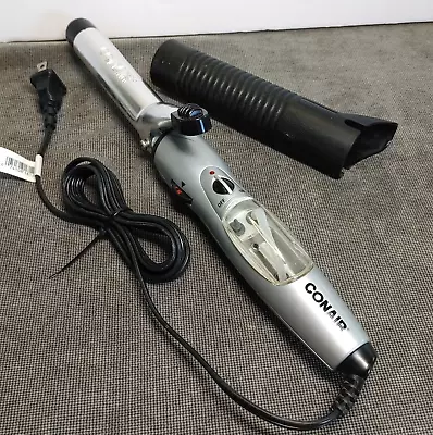 CONAIR Steam N Shine 1  HOT CURLING IRON MIST DUAL VOLTAGE Travel MI20 • $38.21