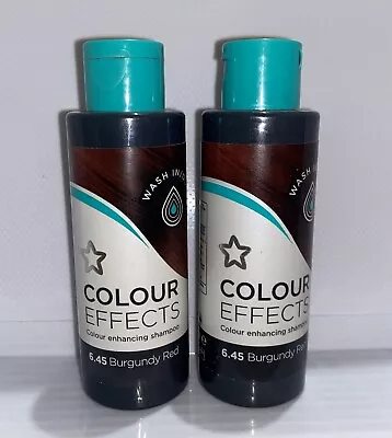 Colour Effects - Colour Enhancing Shampoo Burgundy 6.45 - Superdrug - Wash In • £0.99