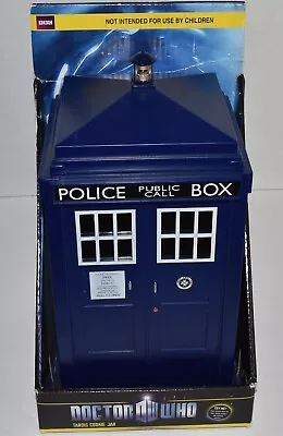 $27.95 • Buy Doctor Who Tardis Talking Cookie Jar W/Lights & Sound Zeon (NIB) (W/batteries)
