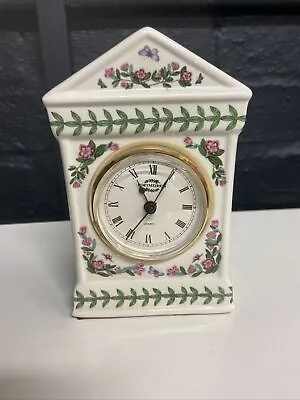 £29.99 • Buy Vintage Portmeirion Mantle/Desk Clock In The Botanic Garden Pattern B64