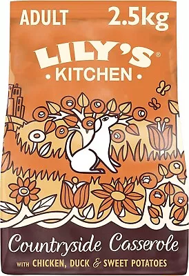 Lily's Kitchen Natural Adult Dry Dog Food Chicken & Duck Grain-Free Recipe 2.5kg • £15.89