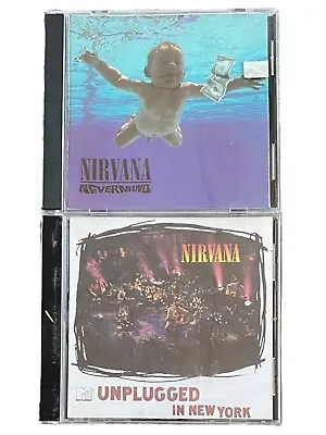 Nevermind And Unplugged In New York By Nirvana CD Bundle X2 Kurt Cobain Vgc • $19.99