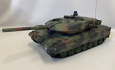 RC Battle Tank 2.4Ghz Heng Long 1/24 TK7.0 Leopard2A6 3889 Airsoft No Remote • $99.99