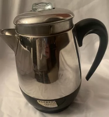 Vintage Farberware  Superfast Automatic Coffee Pot Percolator Model 134 • $14.99