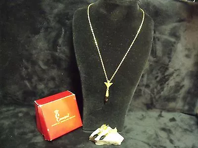 $25 • Buy Vintage Emmons Matched 15  Pendant Necklace And Clip On Earrings Set With Box