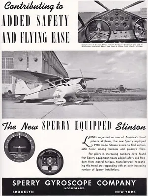 $9.49 • Buy 1938 Stinson Reliant Aircraft Ad 7/29/2022q