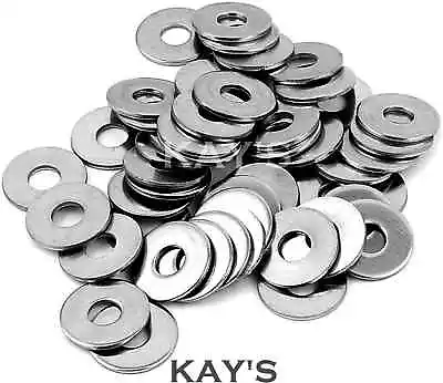 Thin Flat Form B Washers To Fit Metric Bolts & Screws A2 Stainless Steel   • £2.99