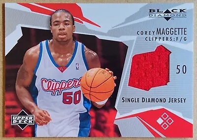 2003-04 Upper Deck Black Diamond Corey Maggette Game Used Relic/patch #bd-cm Vg+ • $1.99