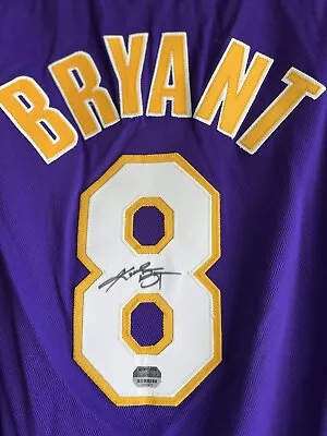 Purple KOBE BRYANT Nike Jersey Signed With COA From Mounted Memories • $1100