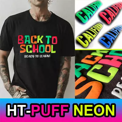 Heat Transfer Vinyl HT- Puff Neon (HTV 3D) 20  Roll **FREE SHIPPING** • $312.24