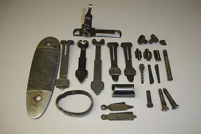 Antique Firearm Parts - Sights Screws Stock Parts Metal Etc. • $245