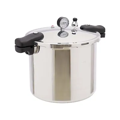 Aluminum Pressure Cooker 23-Quart Induction Compatible Aluminum Pressure Canner • $98.80