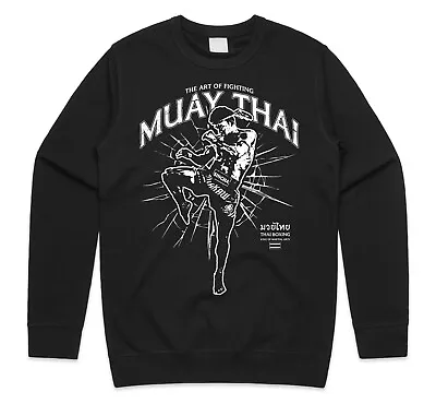 Muay Thai Art Of Fighting Jumper Sweatshirt Graphic Kick Boxing Martial Arts • $30.30
