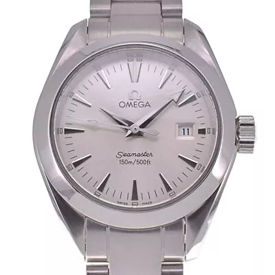 OMEGA Seamaster Aqua Terra 150m 2577.30 Date Quartz Ladies Watch B#130199 • $1332.42