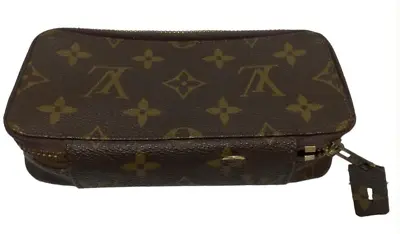 LOUIS VUITTON Monte Carlo Jewelry Case Pouch Monogram Brown M47352 • $287.90