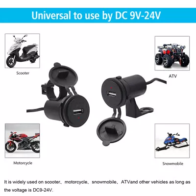 USB Socket Charger Motorcycle Usb Socket Motor Usb Charger Motorcycle Usb Panel • $9.77