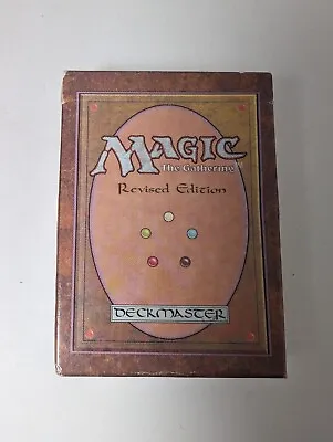 Empty Magic The Gathering Revised Deck Box NM • $18