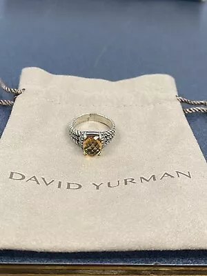 David Yurman Citrine Wheaton Ring Size 7 • $290