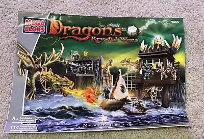 Mega Bloks Dragons Krystal Wars 9885 Marauders Cliff - Complete • £6.29