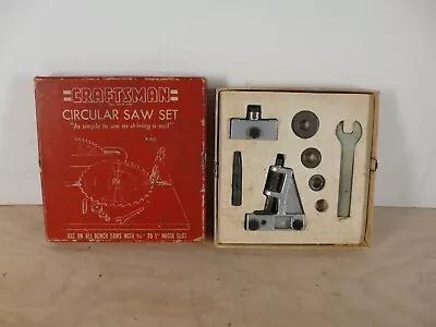 Circular Saw Set--CRAFTSMAN #9-3530--VINTAGE • $9.99