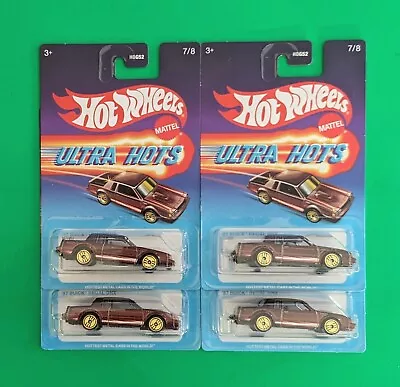Lot Of 4 - '87 Buick Regal GNX Ultra Hots 7/8 Spectraflame Red • $19.99